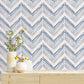VaryPaper Watercolor Herringbone Geometric Wallpaper