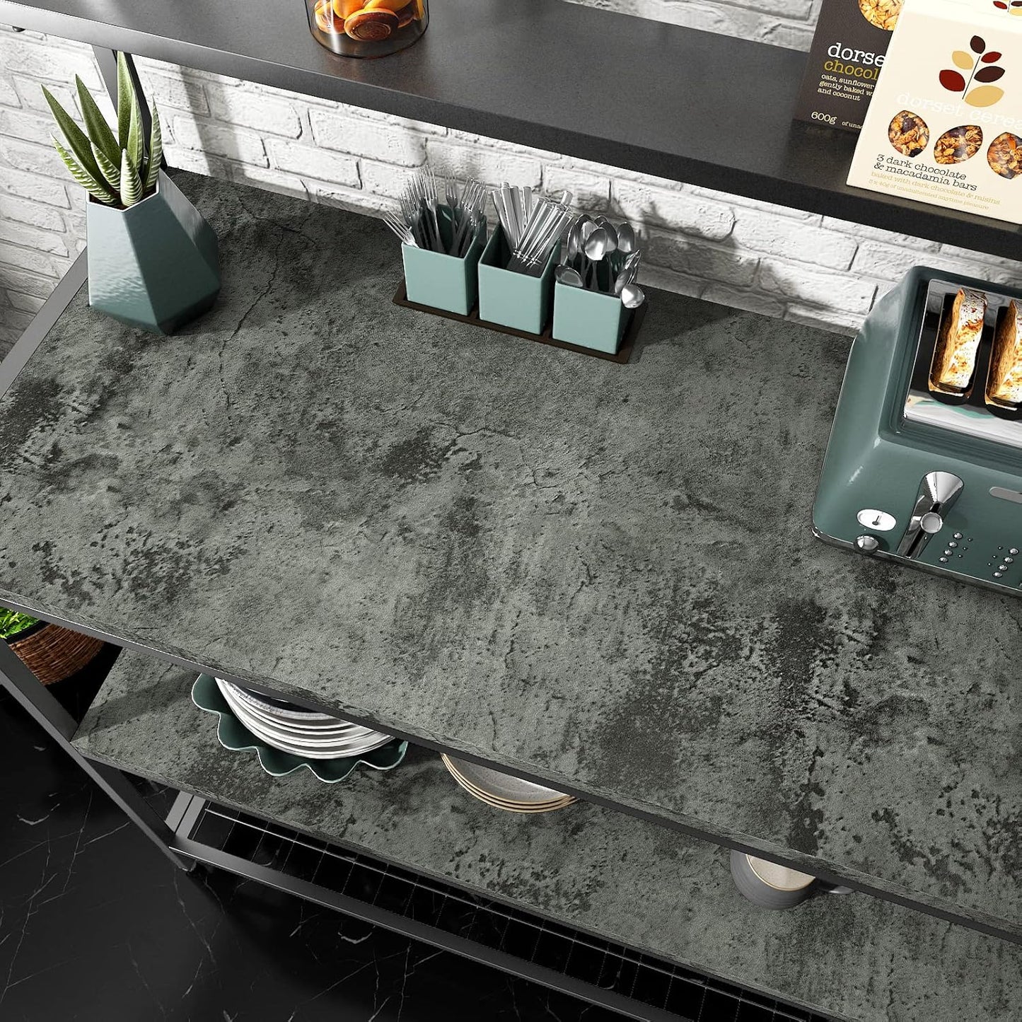 VaryPaper Industrial Cracked Concrete Wallpaper