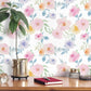 VaryPaper Watercolor Peony Floral Peel and Stick Wallpaper