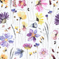 VaryPaper Watercolor Daisy Wildflower Peel and Stick Wallpaper