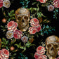 VaryPaper Vintage Floral Skull Gothic Floral Wallpaper