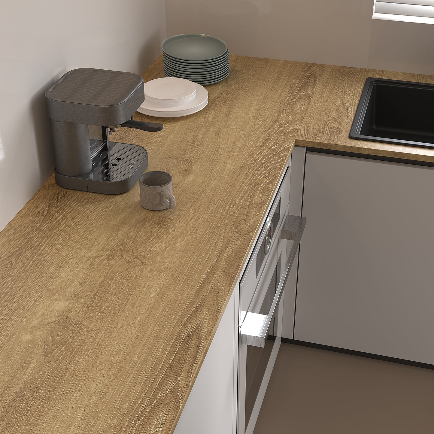 VaryPaper Light Brown Wood Grain Contact Paper