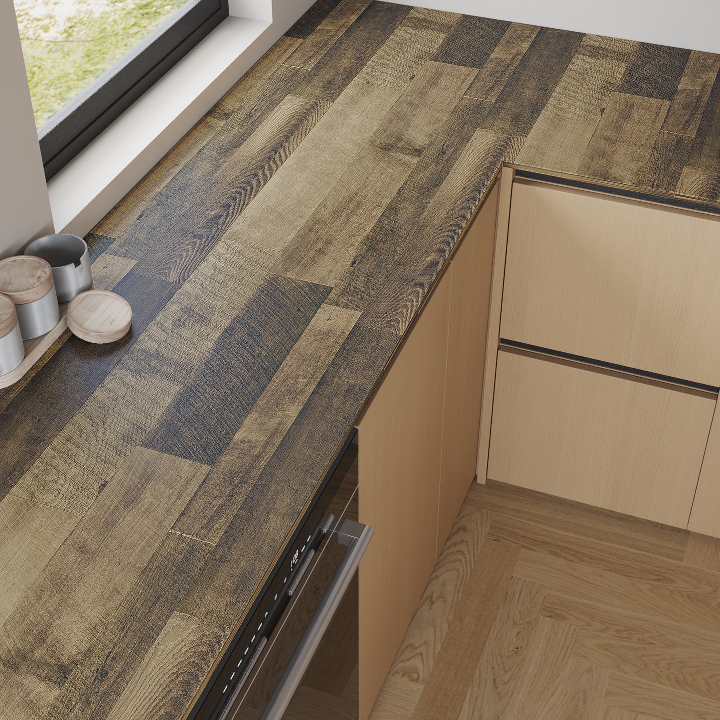 VaryPaper Butcher Block Wood Contact Paper