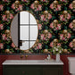 VaryPaper Vintage Floral Skull Gothic Floral Wallpaper