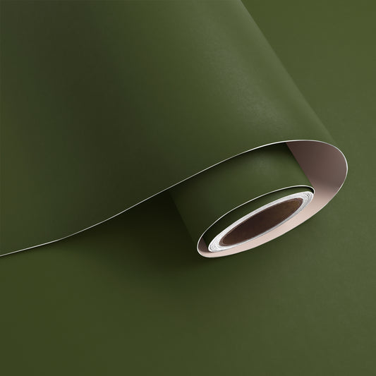 VaryPaper Thick Olive Green Peel and Stick Wallpaper