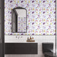 VaryPaper Watercolor Daisy Wildflower Peel and Stick Wallpaper