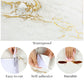 VaryPaper Matte Gold Beige Marble Contact Paper
