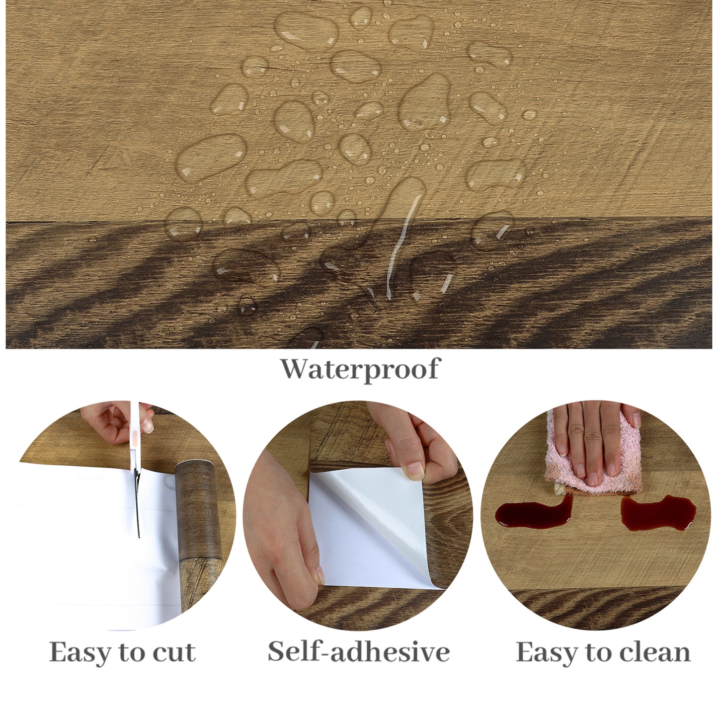 VaryPaper Butcher Block Wood Contact Paper