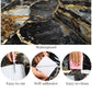 VaryPaper Black and Gold Marble Marble Contact Paper