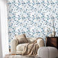 VaryPaper Boho Eucalyptus Leaf Floral Wallpaper