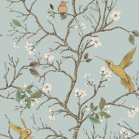 VaryPaper Blossom Branches Bird Floral Wallpaper