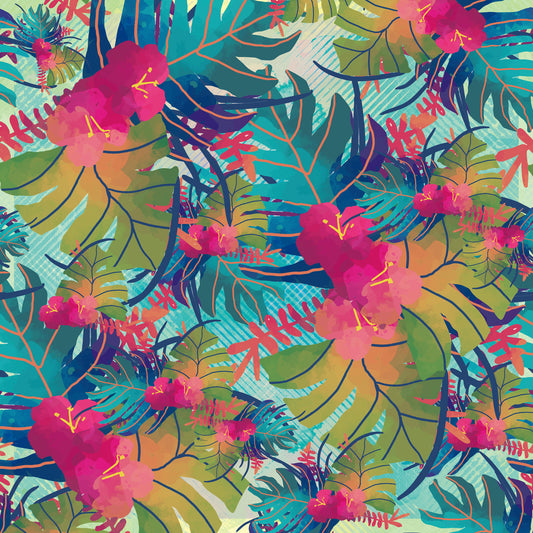 VaryPaper Tropical Leaf Floral Wallpaper