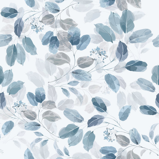 VaryPaper Boho Eucalyptus Leaf Floral Wallpaper
