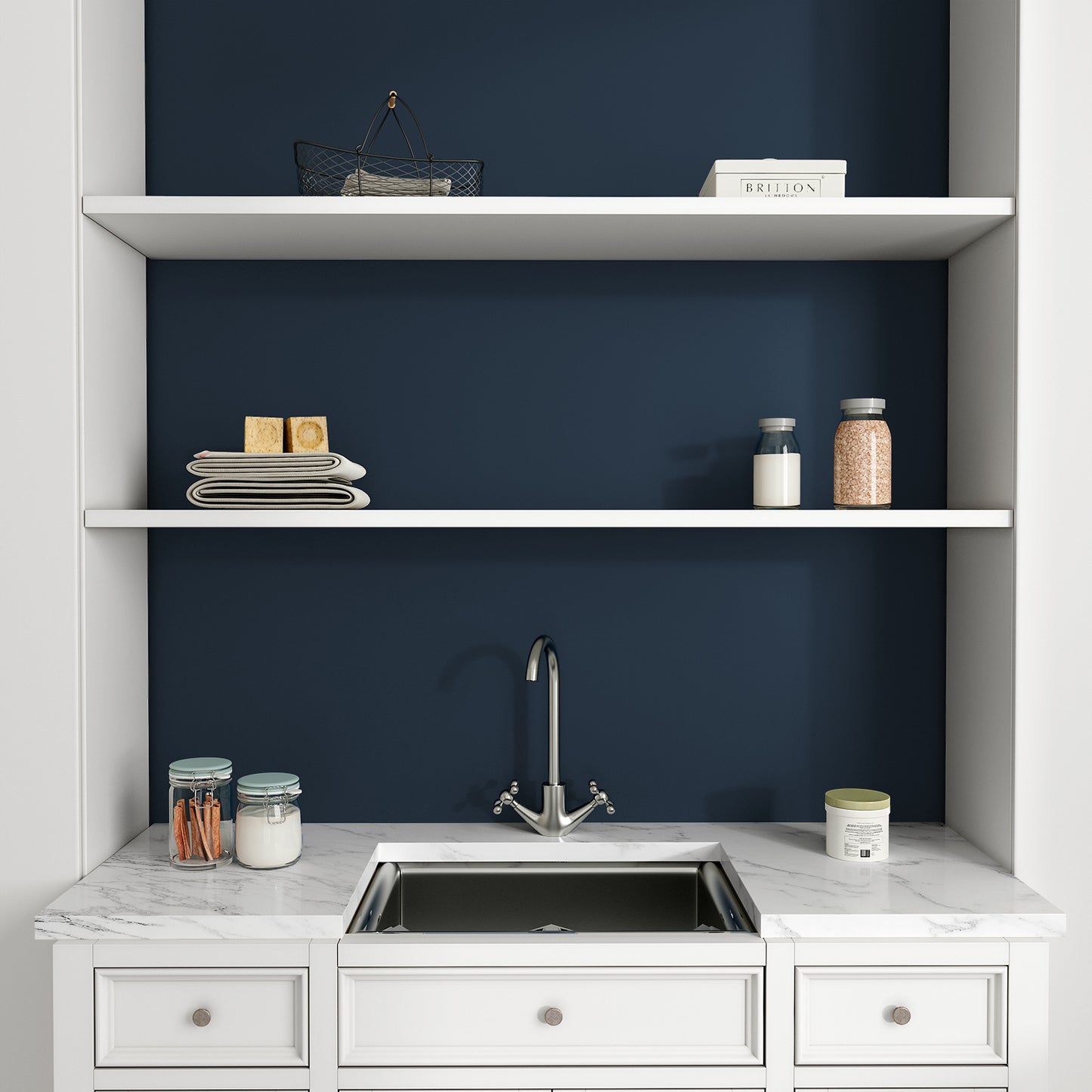 VaryPaper Navy Blue Wallpaper
