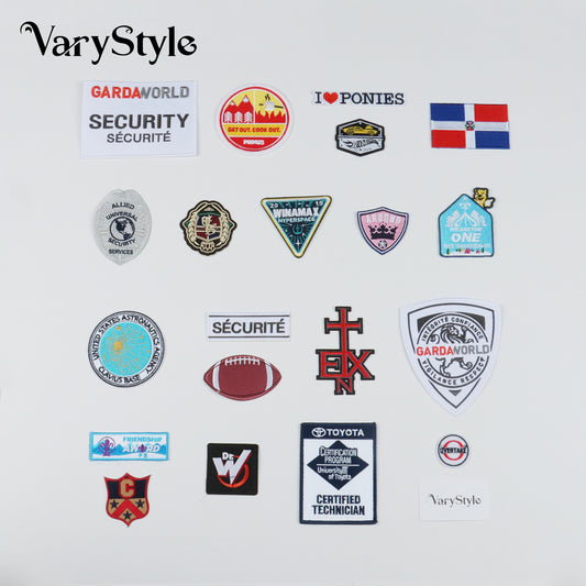 VaryStyle Embroidered Badge Accessories 10 PCS