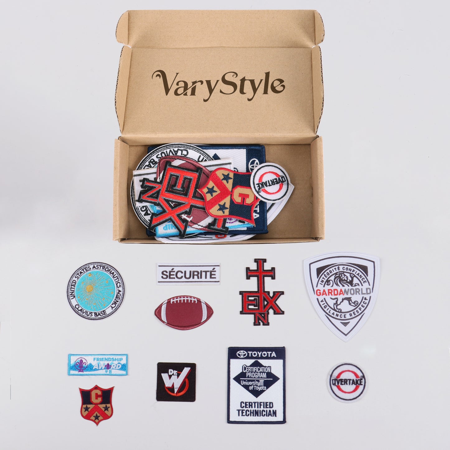 VaryStyle Embroidered Badge Accessories 10 PCS
