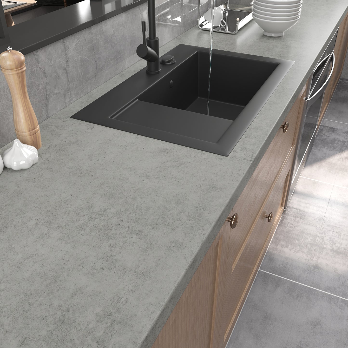 VaryPaper Thick Concrete Wallpaper