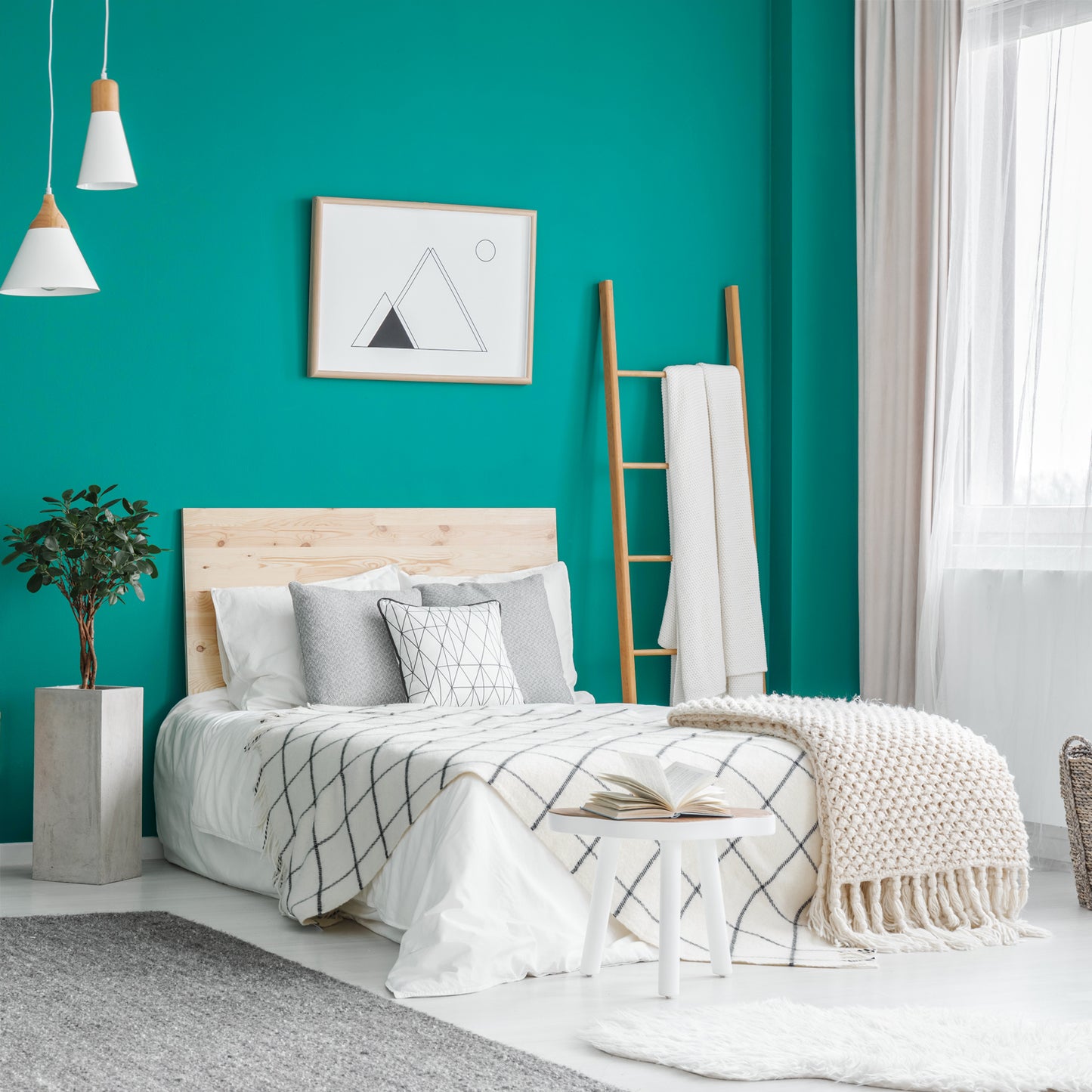 VaryPaper Thick Teal Blue Wallpaper