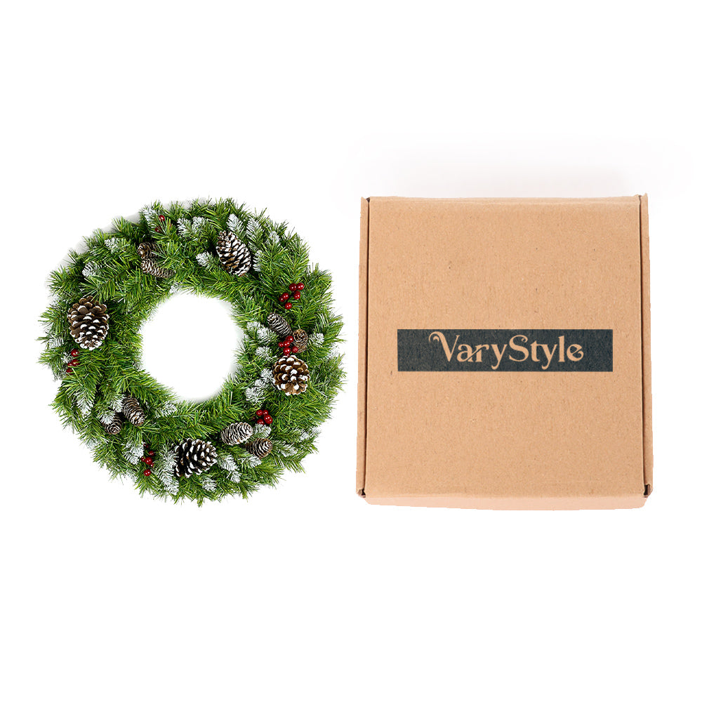 VaryStyle Artificial Christmas Wreaths