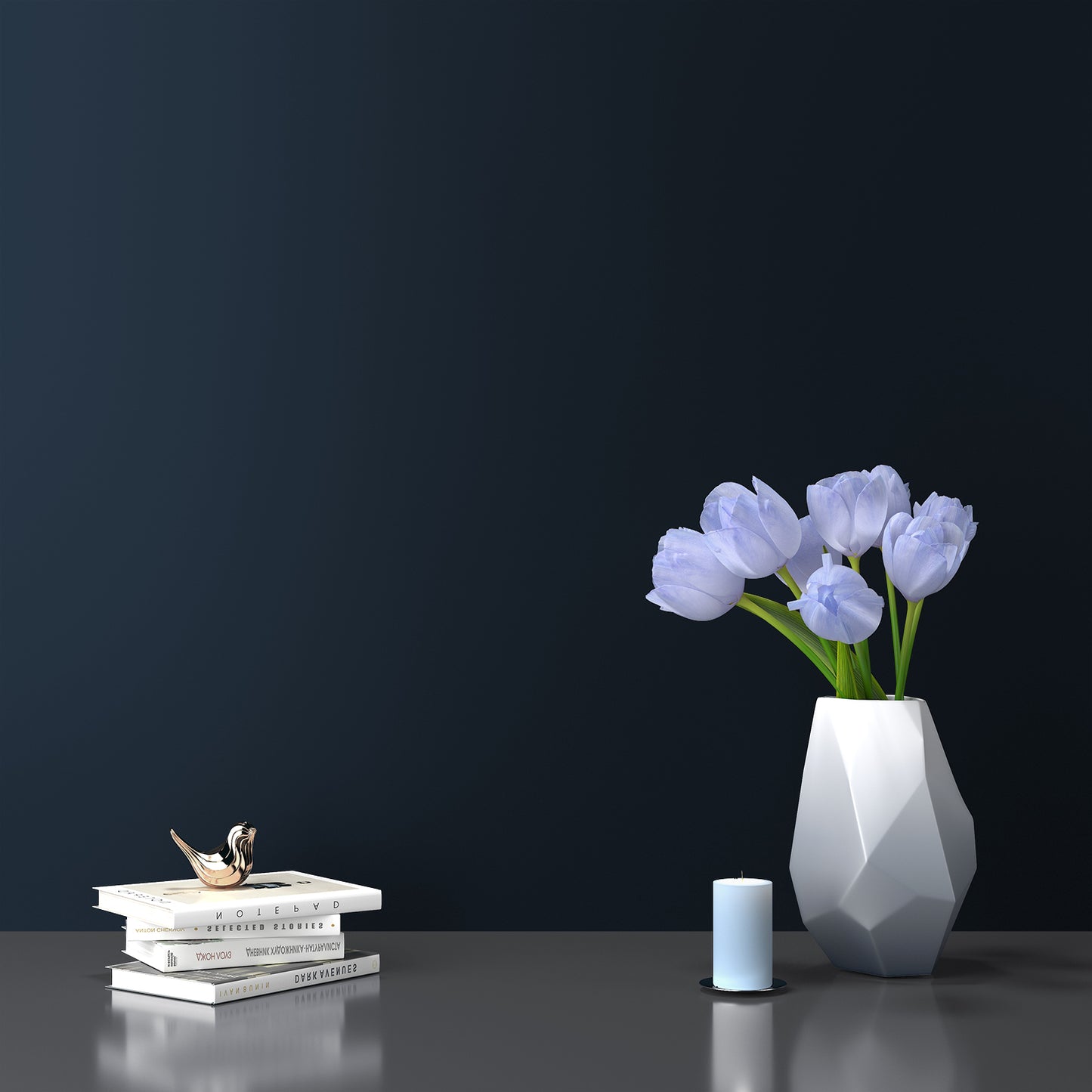 VaryPaper Navy Blue Wallpaper