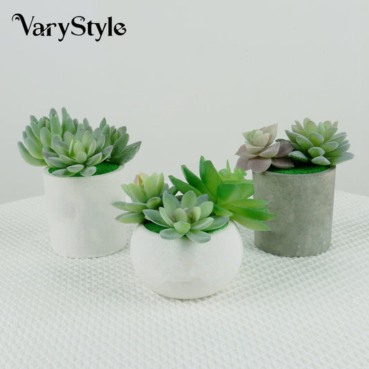 VaryStyle Artificial Succulent Plants Potted