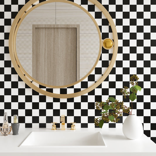 VaryPaper Thick Checkered Wallpaper
