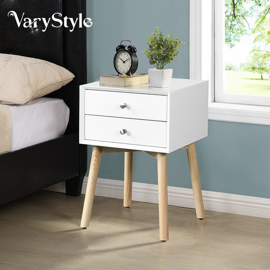 VaryStyle White Nordic Style Nightstand