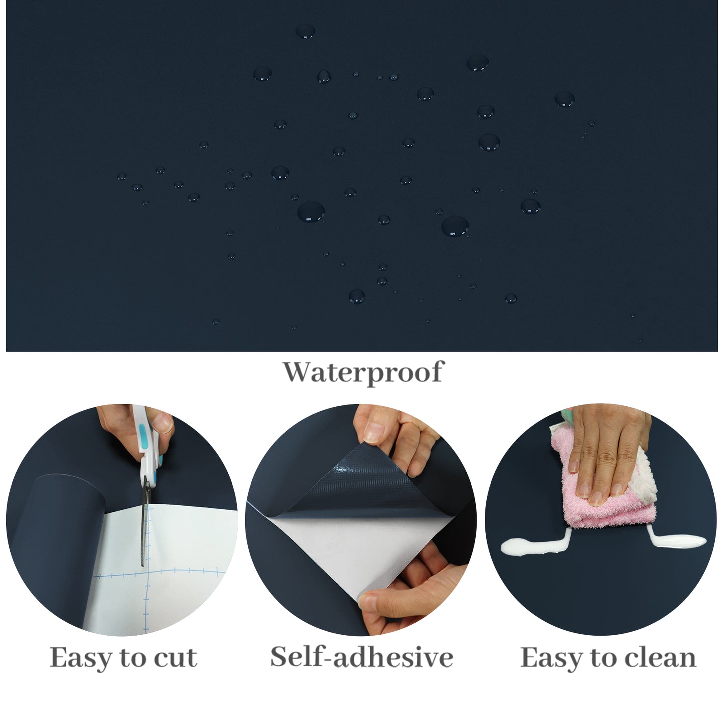 VaryPaper Navy Blue Wallpaper