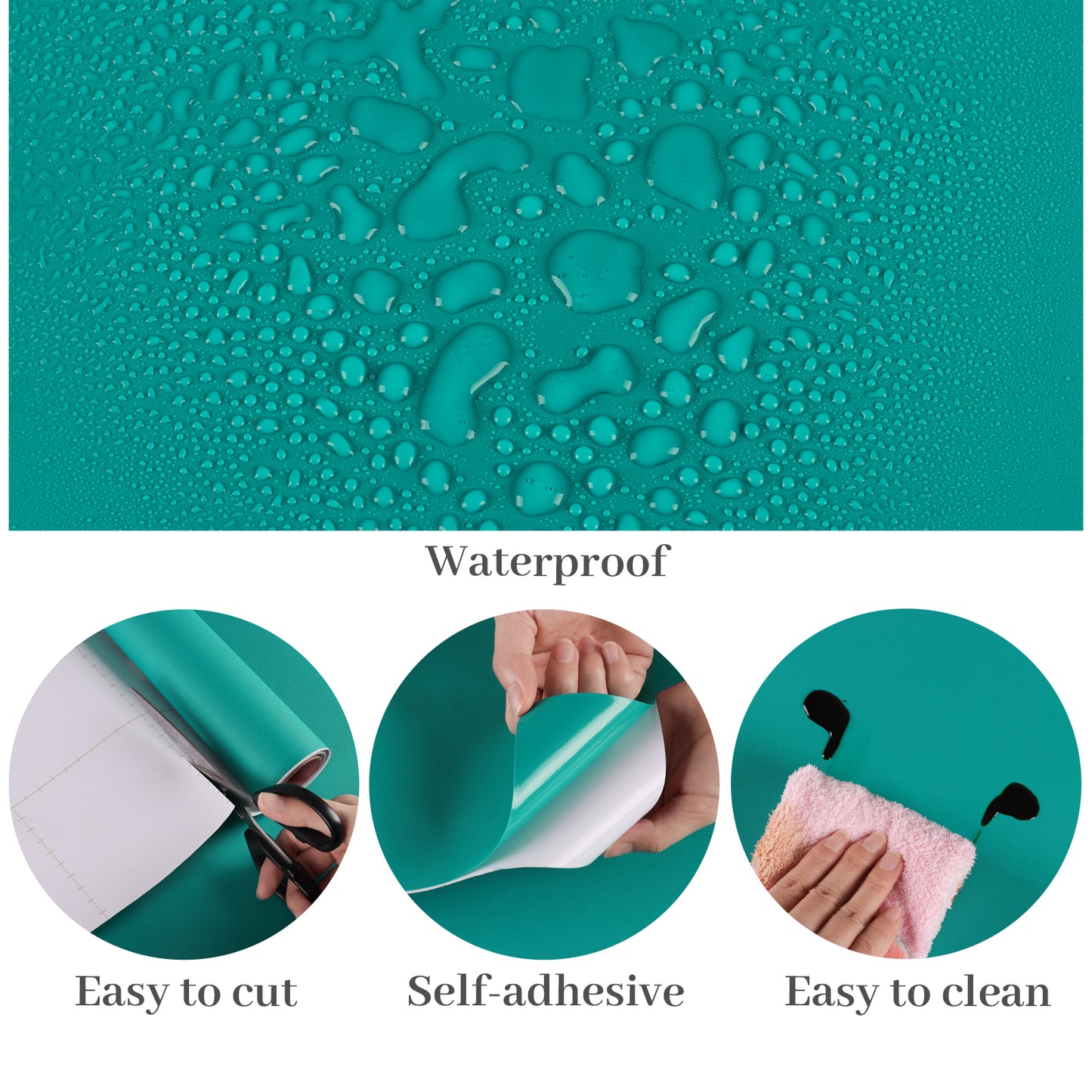 VaryPaper Thick Teal Blue Wallpaper