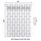 VaryPaper Glossy White Brick Wallpaper